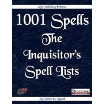 Pathfinder: 1001 Spells: The Inquisitor's Spell Lists