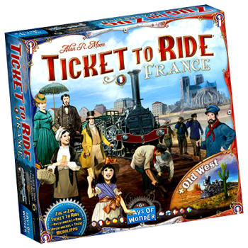 Ticket to Ride: France and Old West Expansion Map Collection 6