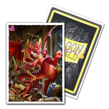 Dragon Shield Sleeves: Matte Art - Valentine's Dragon (100)