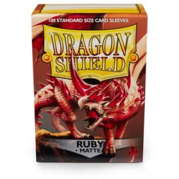 Dragon Shield Sleeves: Matte Ruby (100)