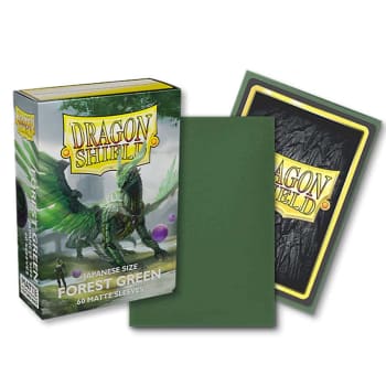 Dragon Shield Sleeves: Japanese Matte - Forest Green (60)