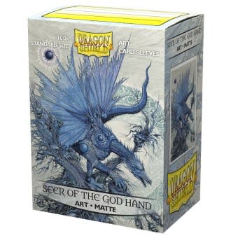 100 Count Seer of The God Hand Dragon Shield Standard Size Matte Art Sleeves