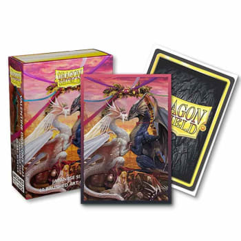 Dragon Shield Sleeves: Brushed Art - Japanese Valentine Dragon 2023 (60)