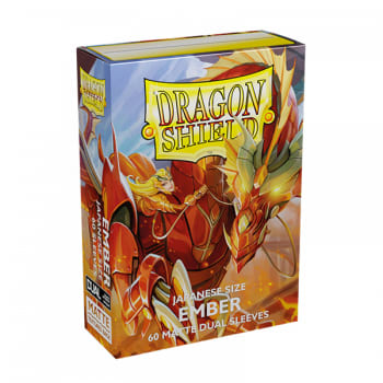 Dragon Shield Sleeves: Japanese Dual - Matte Ember (60)