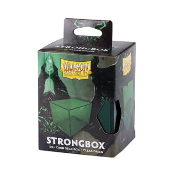 Dragon Shield Deck Box - 100 + Strongbox - Clear Green