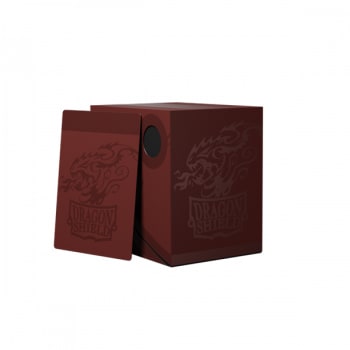 Dragon Shield Deck Box: Double Shell - Blood Red/Black