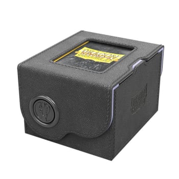 Dragon Shield Deck Box - 150+ Dragon Lock System - Black & Lilac