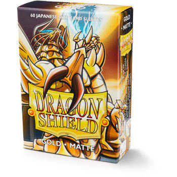 Dragon Shield Sleeves: Japanese Matte - Gold (60)