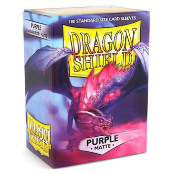 Dragon Shield Sleeves: Matte Purple (100)
