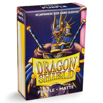 Dragon Shield Sleeves: Japanese Matte Purple (60)