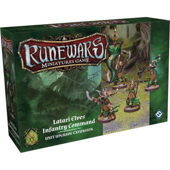 Runewars The Miniatures Game: Latari Elves Infantry Command Unit Upgrade Expansion