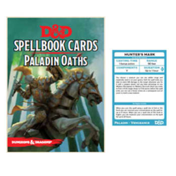 Dungeons & Dragons: Paladin Oaths Spellbook Cards (Fifth Edition)