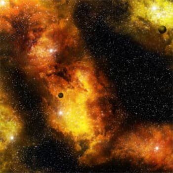 Galactic Mat: Firey Nebula Battlemat