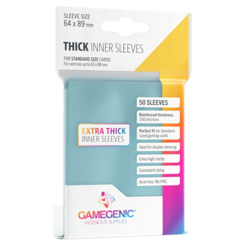 Gamegenic - Thick Inner Sleeves (50)