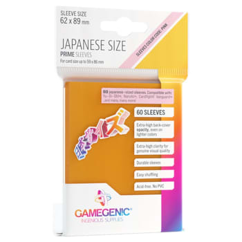 Gamegenic: Prime Japanese Sized Sleeves - Orange (60)