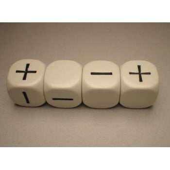 Fudge Dice: White (4)