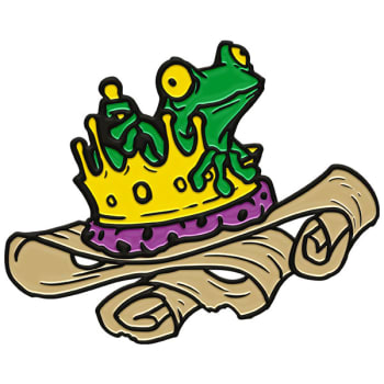 King Frog Pin/Magnet