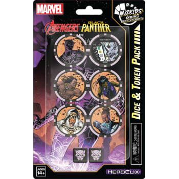 Marvel HeroClix: Avengers Black Panther and the Illuminati Dice and Token Pack