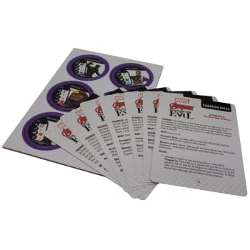 Scenario Cards and Bystander Tokens