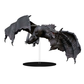 D&D Fantasy Miniatures: Icons of the Realms: Elemental Evil Case Incentive Promo Figure - Silver Dragon