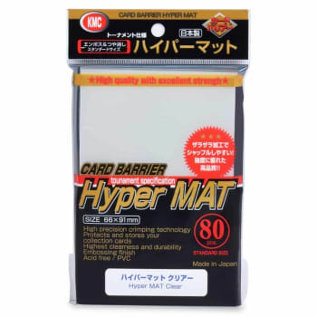 Japanese Card Sleeves - Hyper Matte Clear (80)