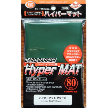 Japanese Card Sleeves - Hyper Matte Green (80)