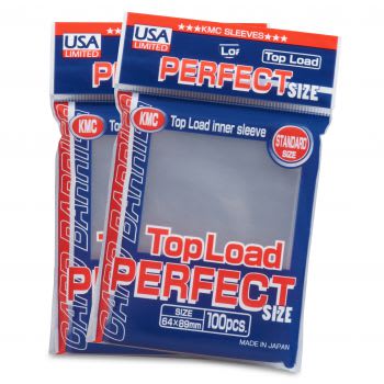 Japanese Card Sleeves - Perfect Size Clear USA Pack (100)
