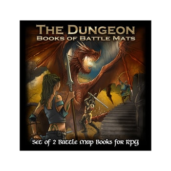 The Dungeon Books of Battle Mats (2 Book Set)