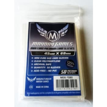 Premium Mini Euro Card Sleeves Pack (50)