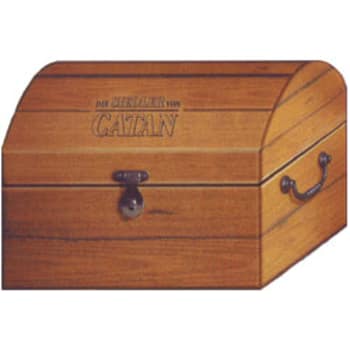 The Settlers of Catan 3-D 10th Anniversary Treasure Chest Set Board Game