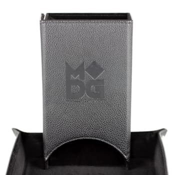 Velvet Folding Dice Tower: Black