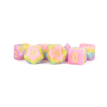 Poly 7 Dice Set: Pastel Fairy