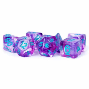 Poly 7 Dice Set: Unicorn - Violet Infusion