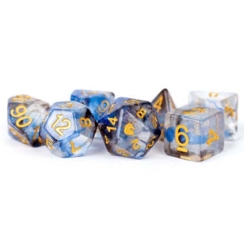 Poly 7 Dice Set: Unicorn - Arctic Storm