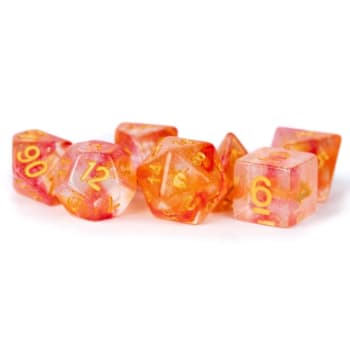 Poly 7 Dice Set: Unicorn - Mystic Embers