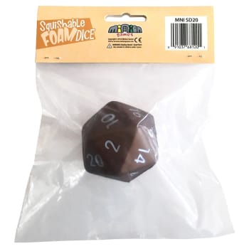 Squishy Dice: D20 - Chocolate