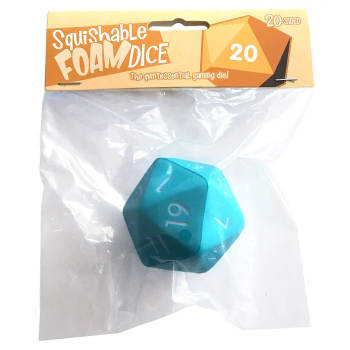 Squishy Dice: D20 - Turquoise