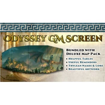 Odyssey of the Dragonlords: GM Screen and Map
