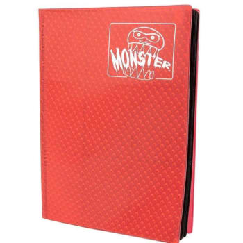 Monster Binder: 9 Pocket - Holofoil Red