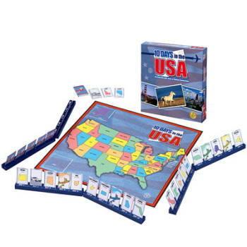 10 Days in the USA Board Game