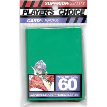 Player's Choice Sleeves - Green - Yu-Gi-Oh! Sized (60)