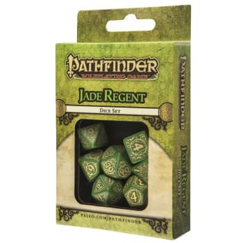 Poly 7 Dice Set: Pathfinder: Jade Regent