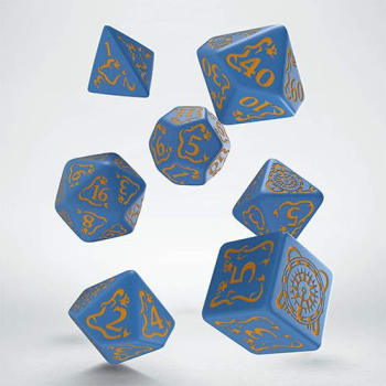 Poly 7 Dice Set: Pathfinder: Ruins of Azlant