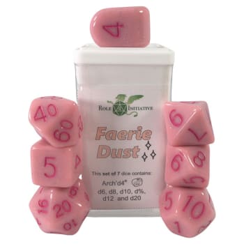 7ct. Dice Set with Arch'd4: Faerie Dust