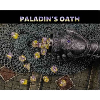 Role 4 Initiative - 7ct. Dice Set with Arch'd4: Classes and Creatures Collection - Diffusion Paladin's Oath