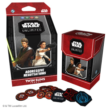 Star Wars: Unlimited - 2026 Twin Suns Deck - Aggressive Negotiations: Anakin Skywalker and Padme Amidala