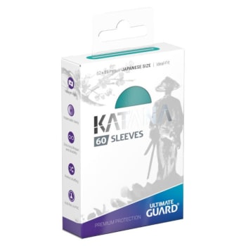 Ultimate Guard Sleeves - Katana - 60 count - Turquoise (Japanese Size)