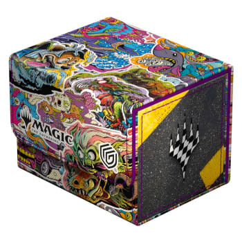 MTG Ultimate Guard 100+ Sidewinder Xenoskin Deck Case - Aetherdrift - Revved-Up Racers