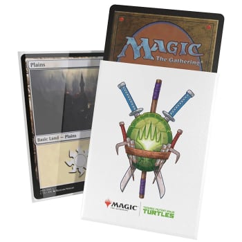 MTG Ultimate Guard Sleeves (100) - Teenage Mutant Ninja Turtles - Turtle Planeswalker Symbol