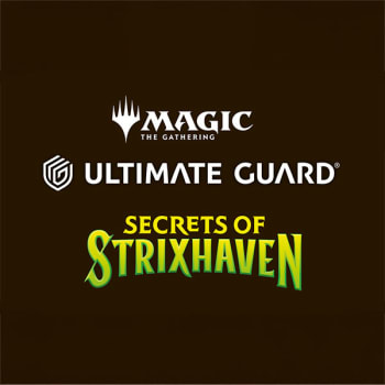 MTG Ultimate Guard 100+ Sidewinder Xenoskin Deck Case - Secrets of Strixhaven - White Mythic 2 (Alternate Art)